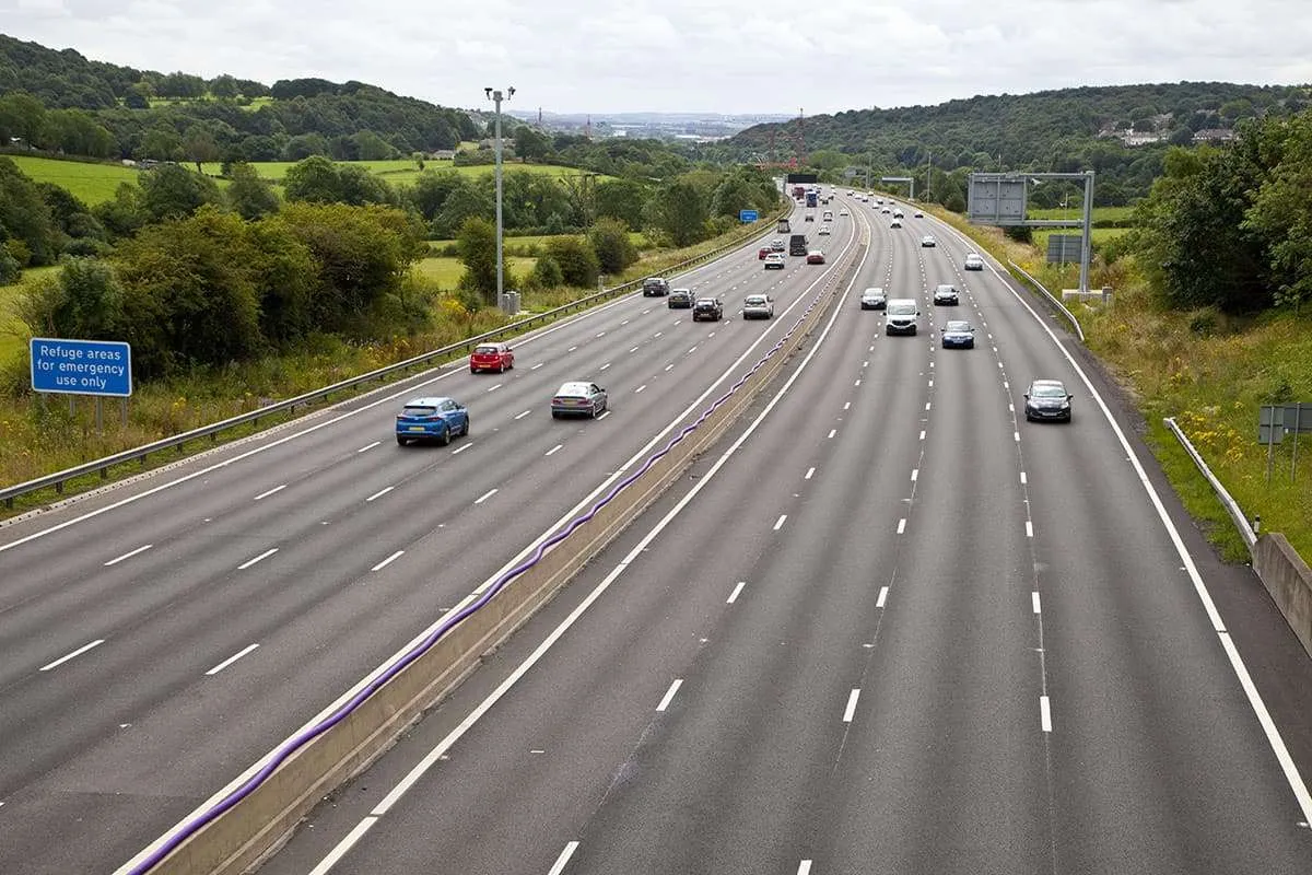 stretch smart motorway m62 west yorkshire